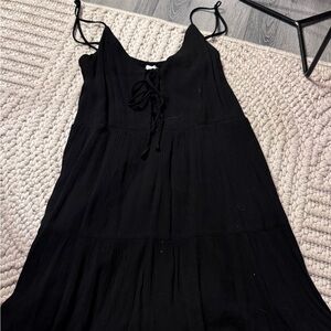 Chic Black Top with Textured Design
